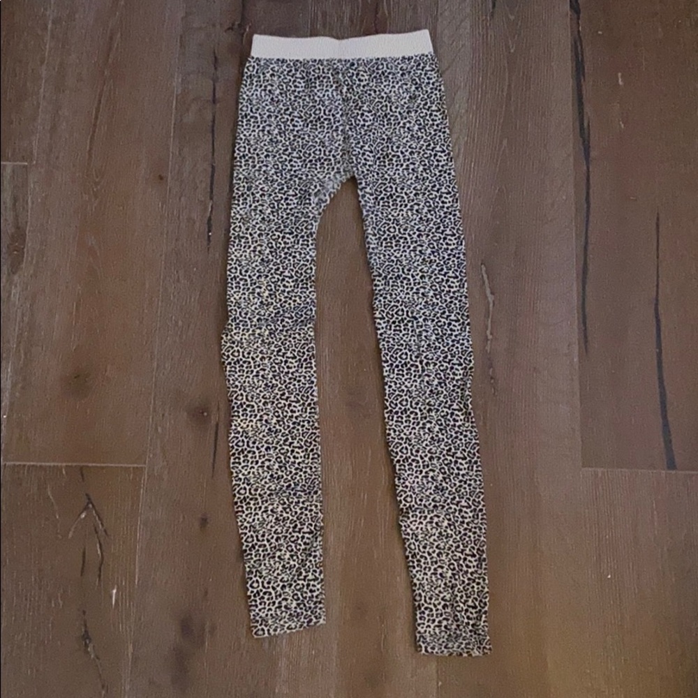 tan and black cheetah leggings